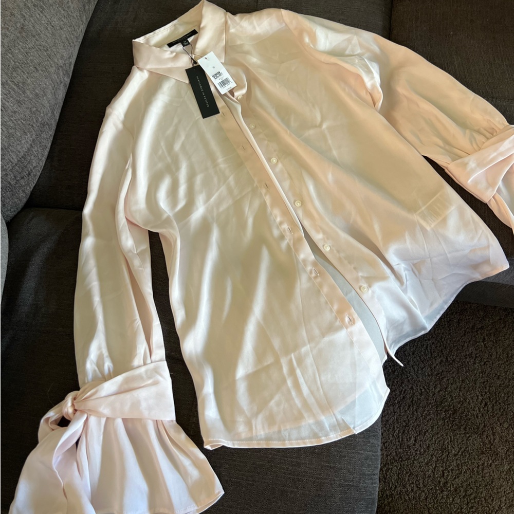 NWT Banana Republic Light Pink Blouse | Womens M